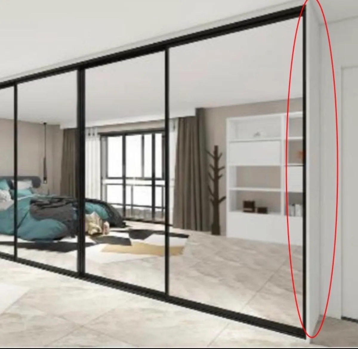 3x glass sliding doors - Image 4