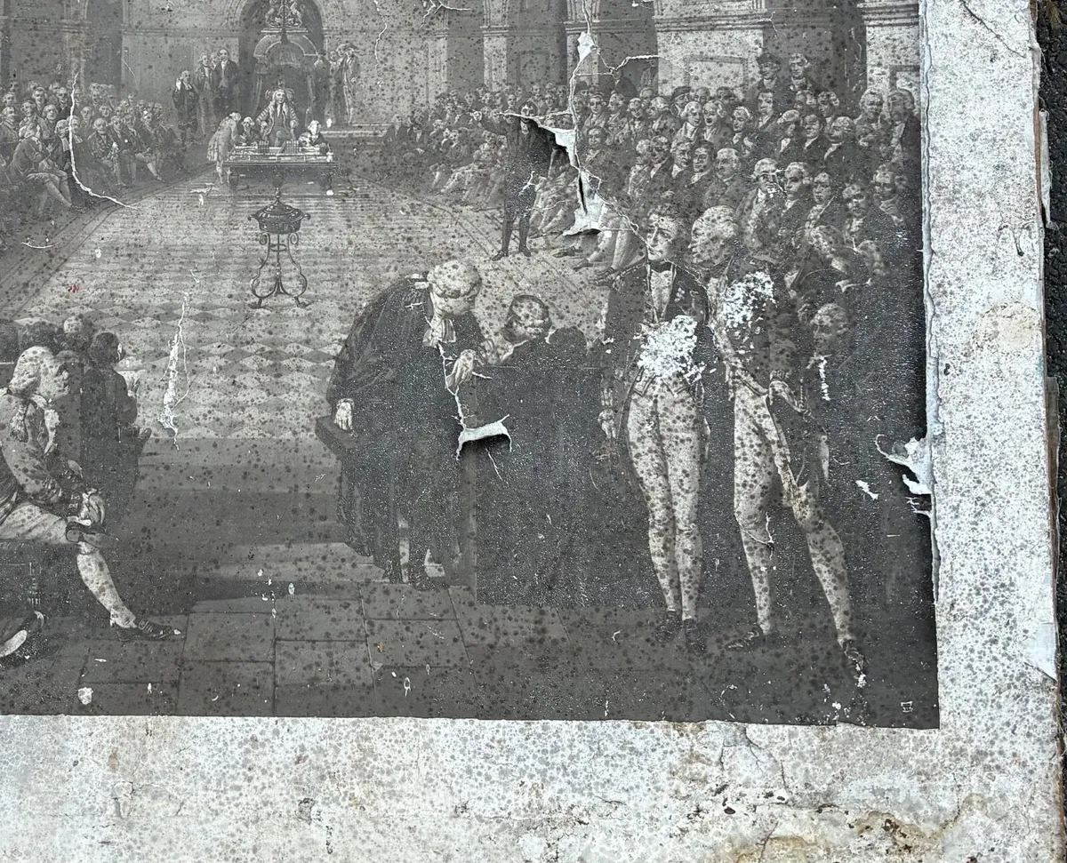 1790 The Irish House of Commons. Historical Print - Image 2