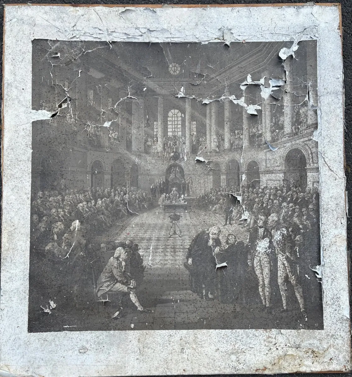 1790 The Irish House of Commons. Historical Print - Image 1