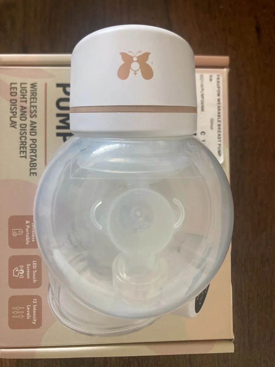 Fraupow Wearable Breast Pump x2 — Barely Used - Image 2