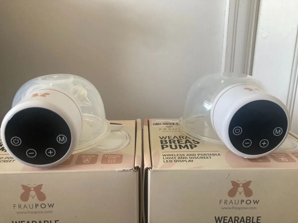 Fraupow Wearable Breast Pump x2 — Barely Used - Image 1