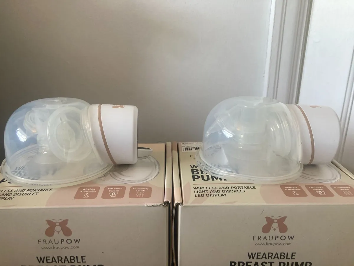 Fraupow Wearable Breast Pump x2 — Barely Used - Image 3