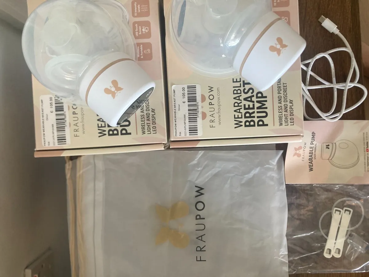 Fraupow Wearable Breast Pump x2 — Barely Used - Image 4