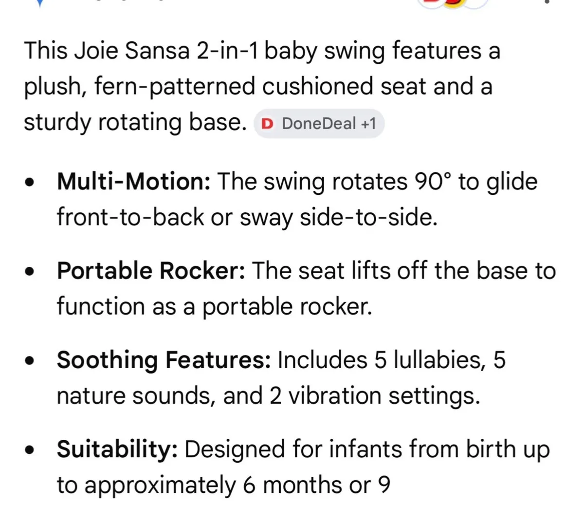 Baby seat - Image 2