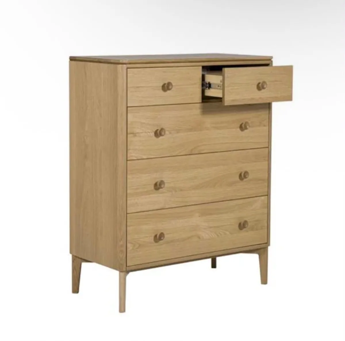 Hadley Oak Five(2+3) Drawer Chest - Image 3