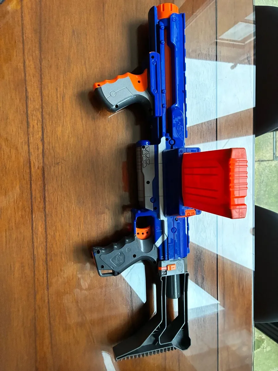 NERF selection - guns, safety vest, ammo - Image 3