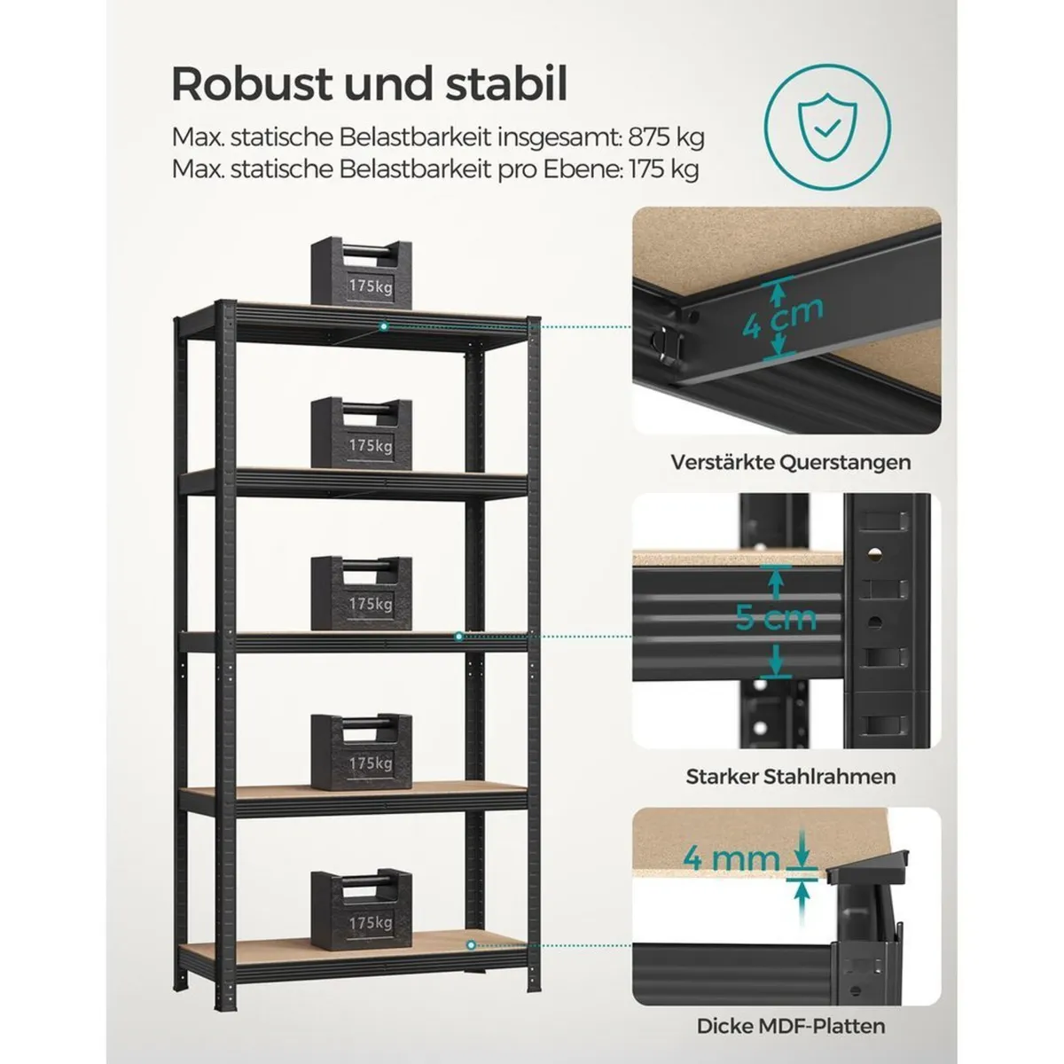 Heavy Duty Garage Shelving 2 Pack - Image 2