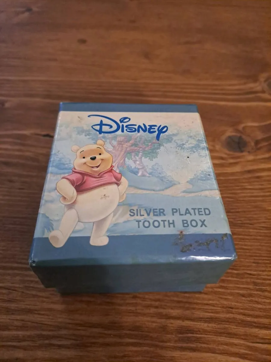 Winnie the Pooh Piglet Silver Plated First Tooth - Image 1