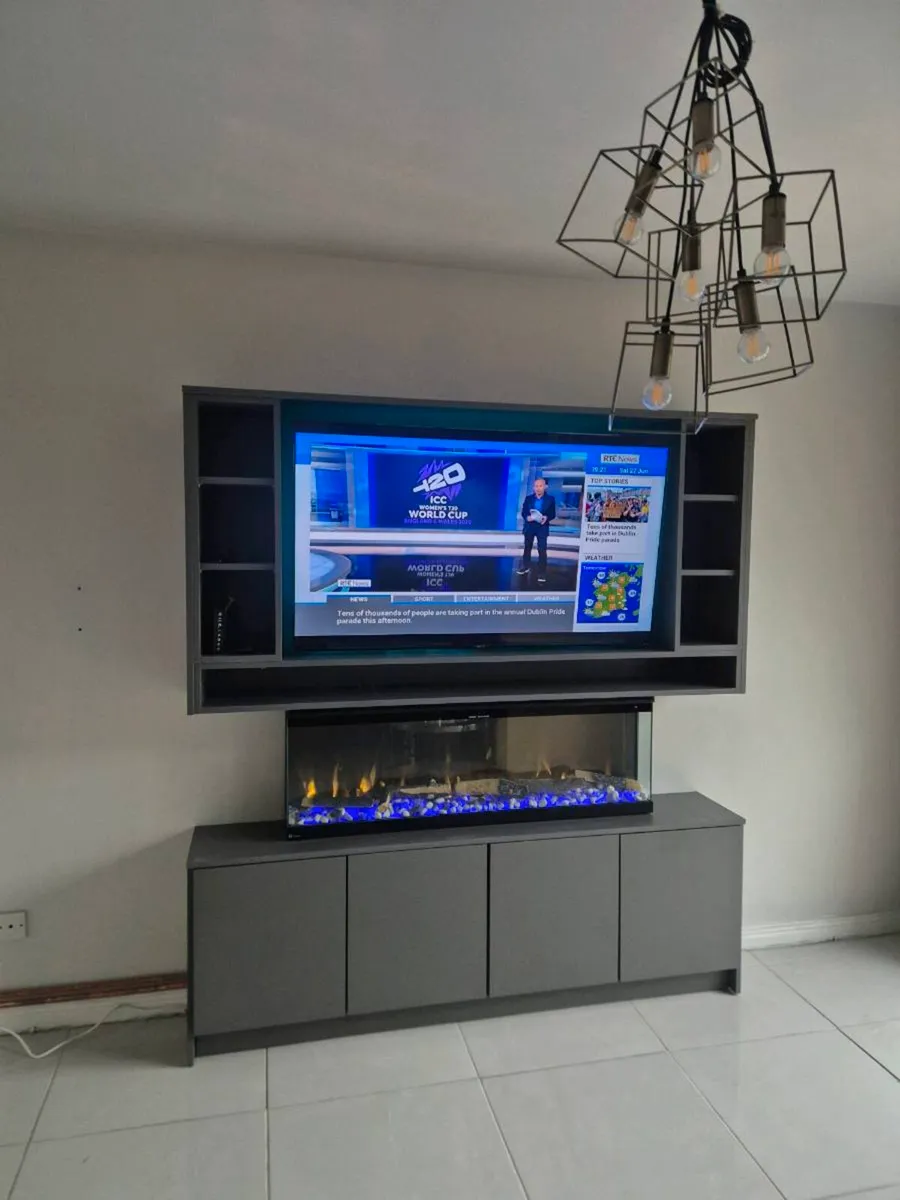 3 sides electric fireplace.  FREE delivery - Image 3