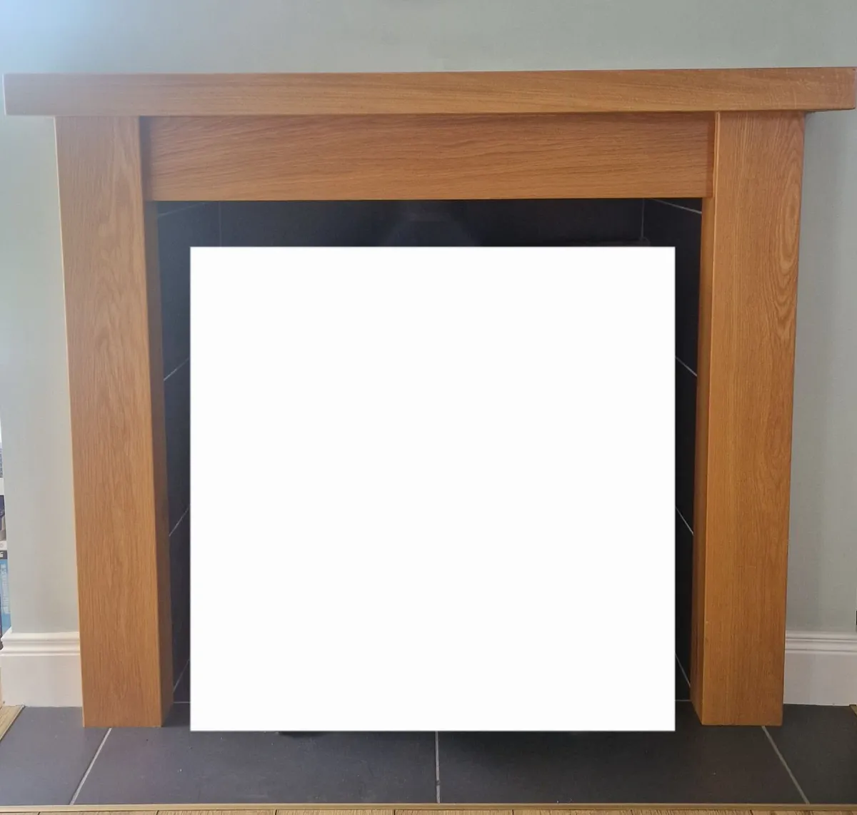 Solid Oak Fireplace - Image 2