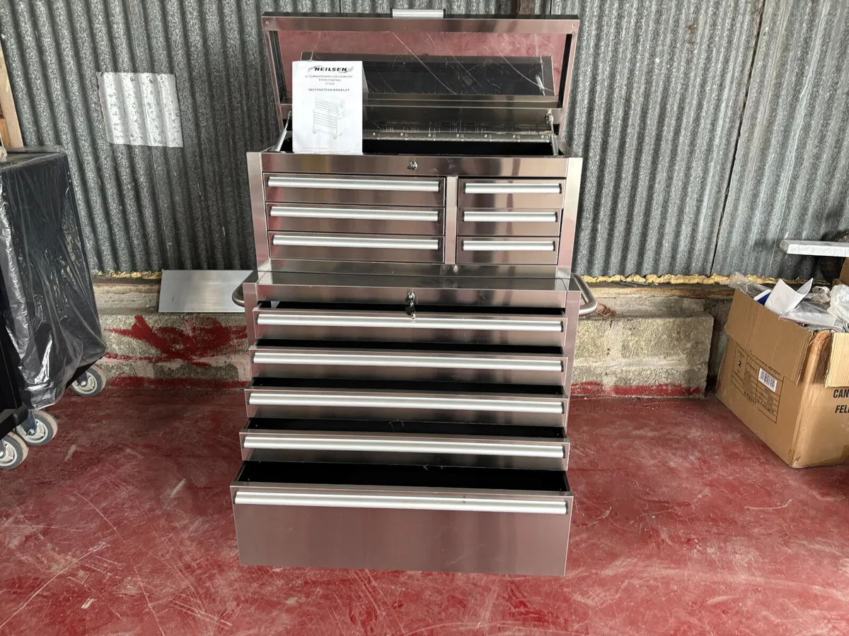 XL Stainless Steel roller bearing Tool Station - Image 1