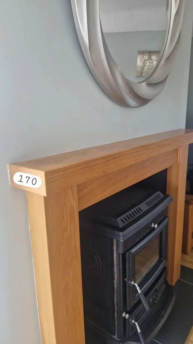 Solid Oak Fireplace - Image 4