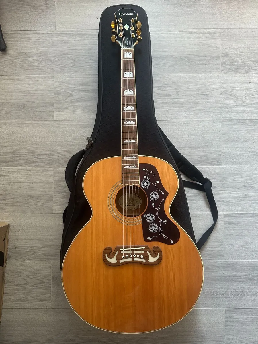 Epiphone EJ-200 Natural Acoustic - Image 1