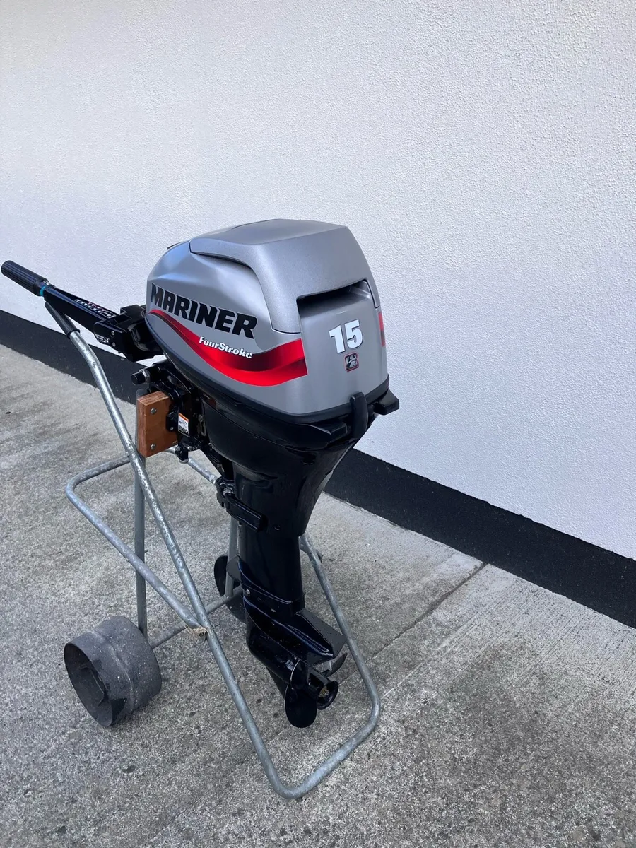 Mariner 15hp 4 stroke long shaft - Image 1
