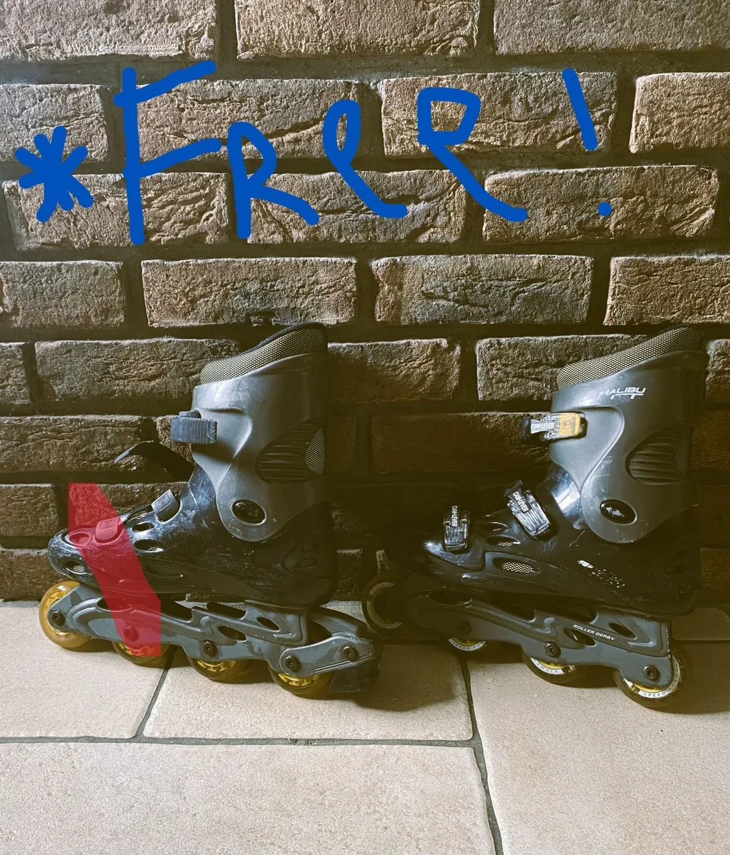 Nerf Rollerblades with free adult pair - Image 2