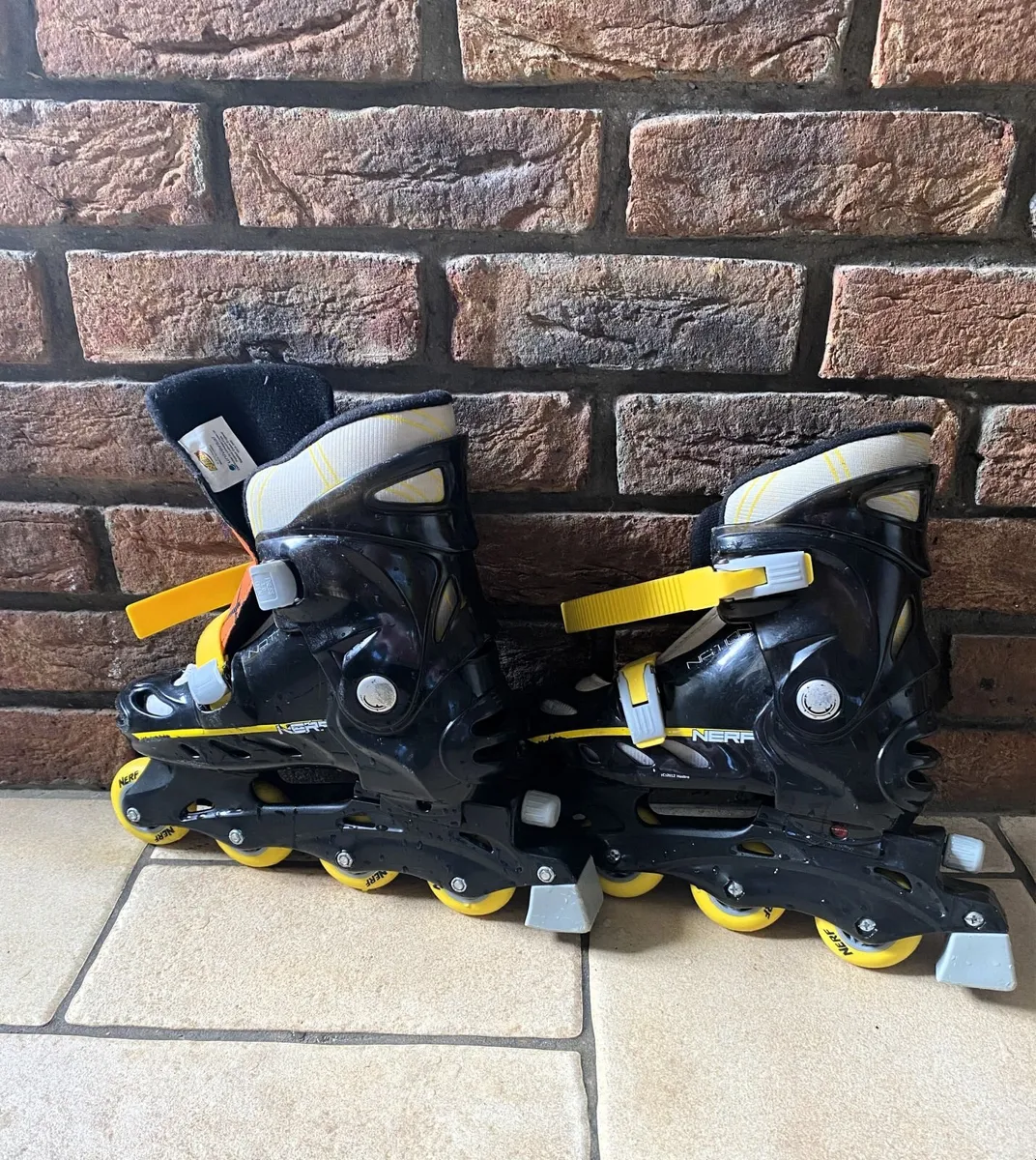 Nerf Rollerblades with free adult pair - Image 1