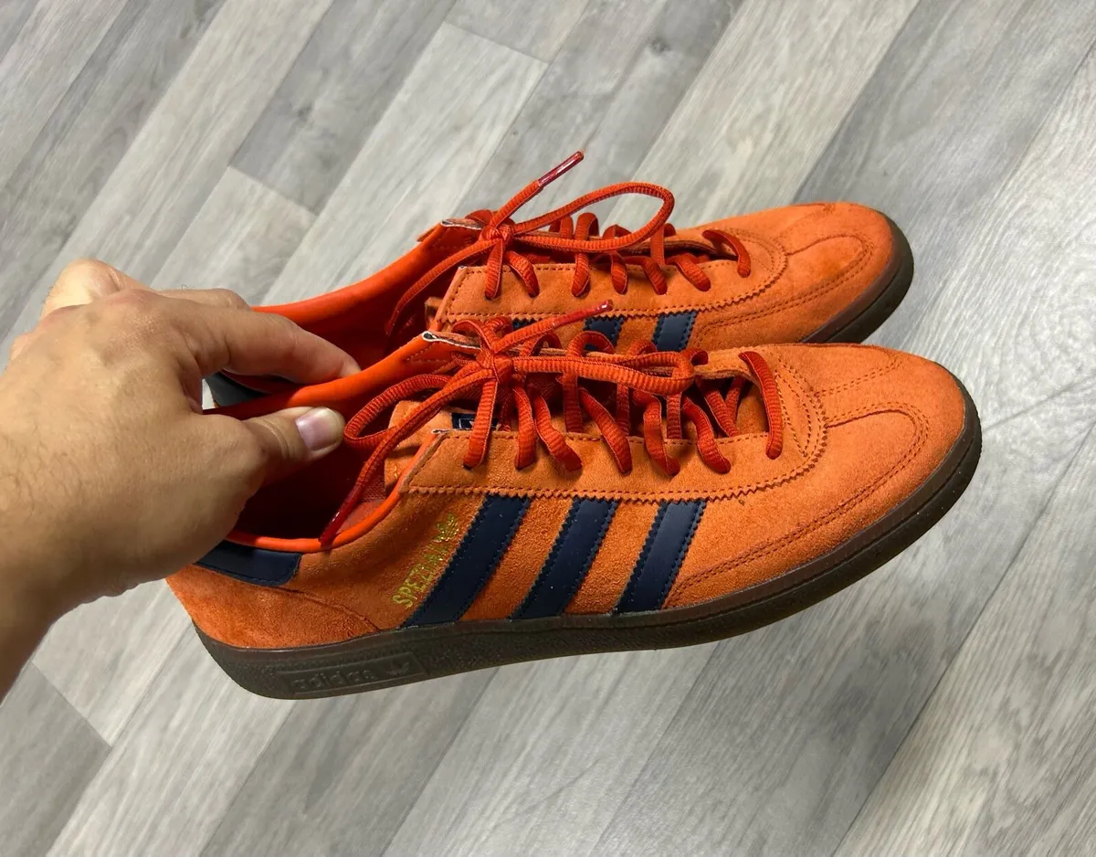 Adidas Handball Spezial Sold Out Orange Trainers - Image 1