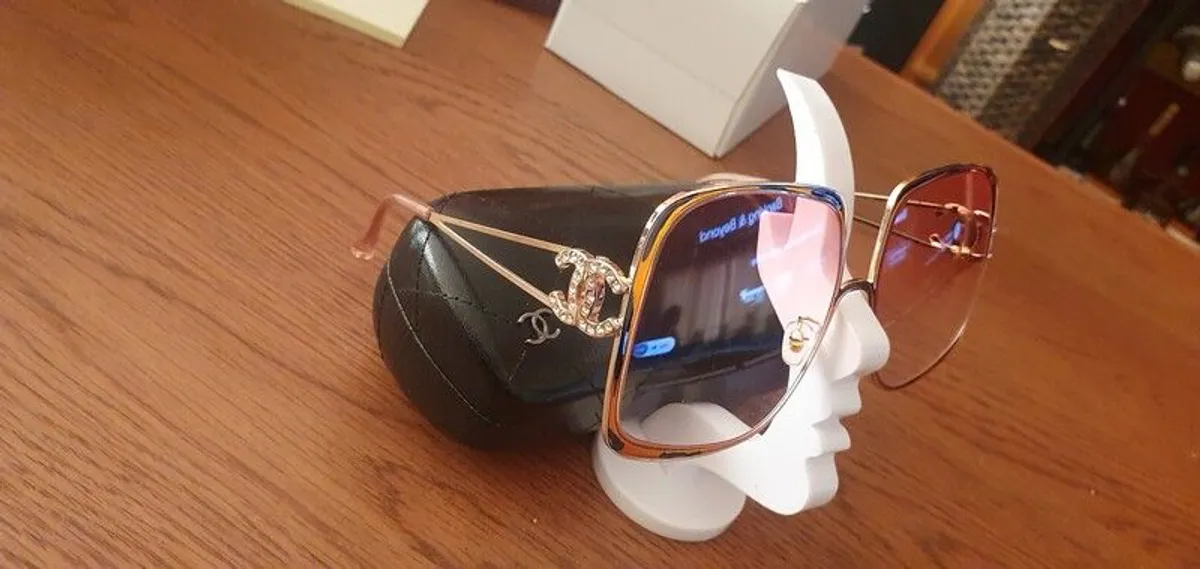 Chanel Oversize Sunglasses - Image 4