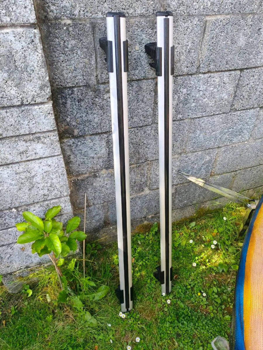 Aguri Runner II silver aluminium aero Roof Bars - Image 1