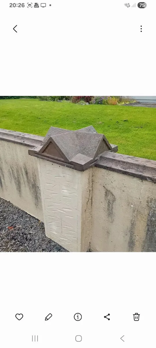 Walk caping, pier caps and concrete bollards - Image 1