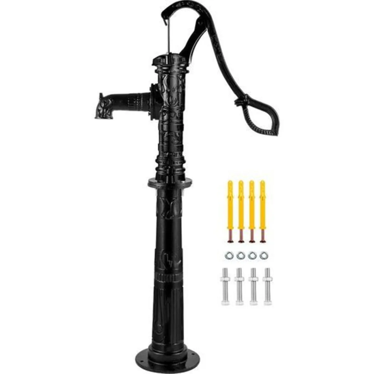 Classic Cast Iron Hand Water Pump with Stand – Vin - Image 2