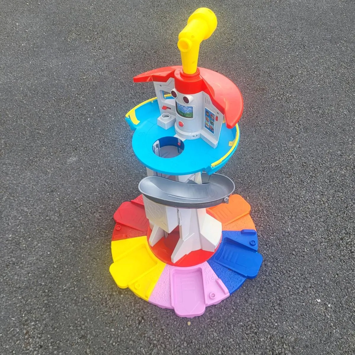 Paw patrol tower/van and Fisher price playramp - Image 1