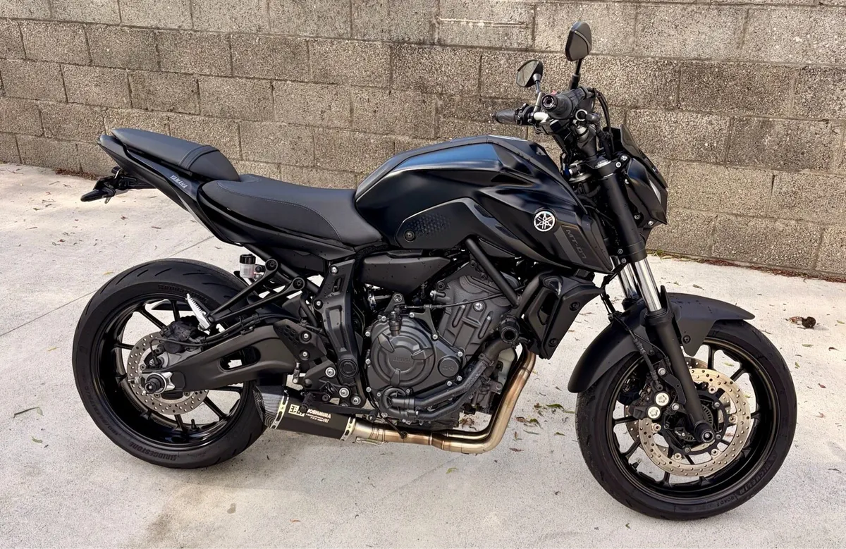 Yamaha MT07 Black Edition - Image 4
