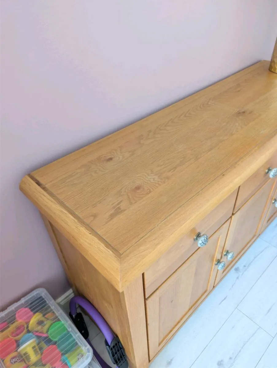 Oak side board - Image 4