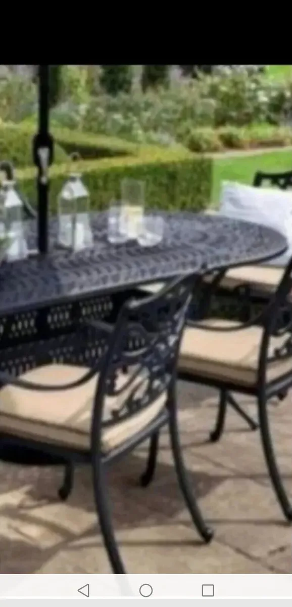 *CLEARANCE*Brand New Hartman 6 Seat Cast Alum Set - Image 1
