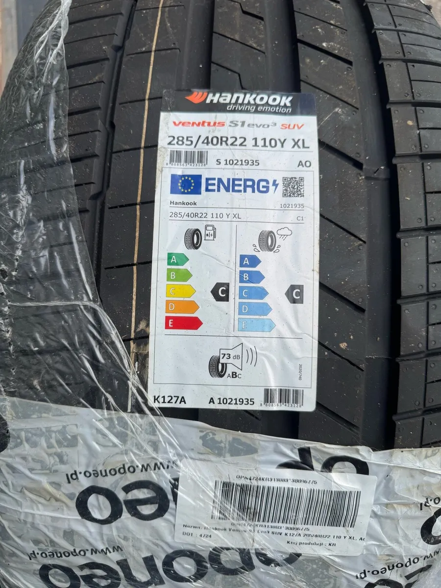 2 x New Hankook tyres 285 40 R22 110Y XL - Image 4