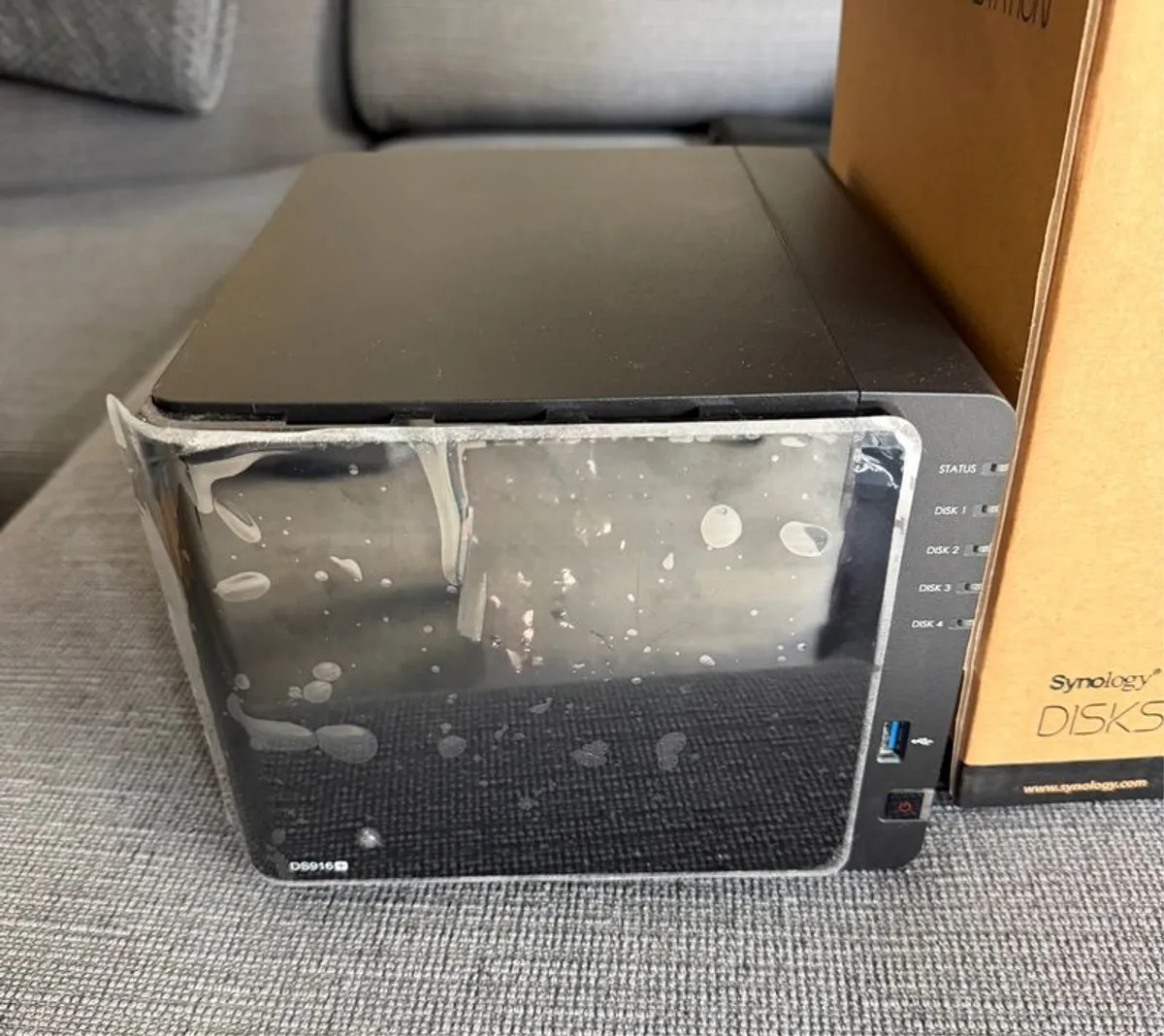 NAS Synology DS916+ 4-bay with 4x6TB WD Red disks - Image 1