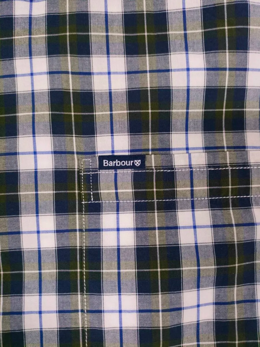 Barbour Button Down Check Shirt Mens XL - Image 3