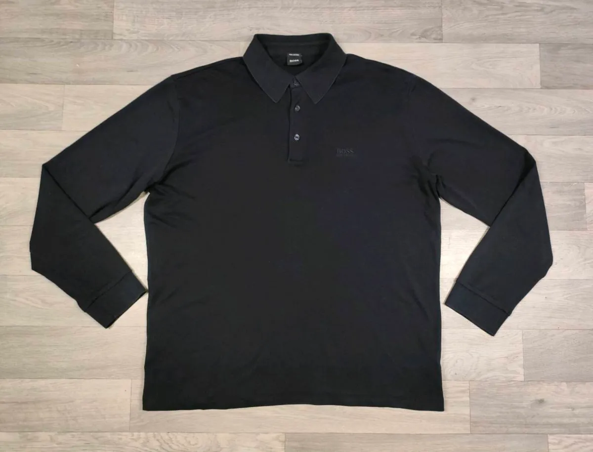 Hugo Boss Long Sleeve Polo Shirt Mens XL - Image 1