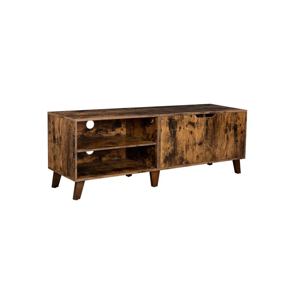 140cm TV Cabinet Modern TV Stand with Adjustable S - Image 3
