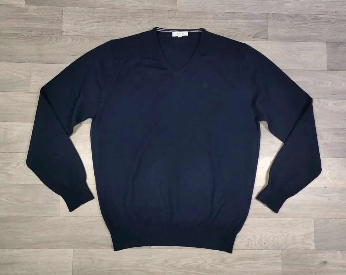 CK Calvin Klein Golf Merino Blend Jumper Mens L - Image 1