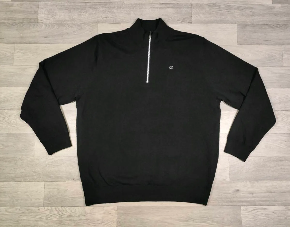 CK Calvin Klein Golf Dual Layer Jumper Mens XL - Image 1