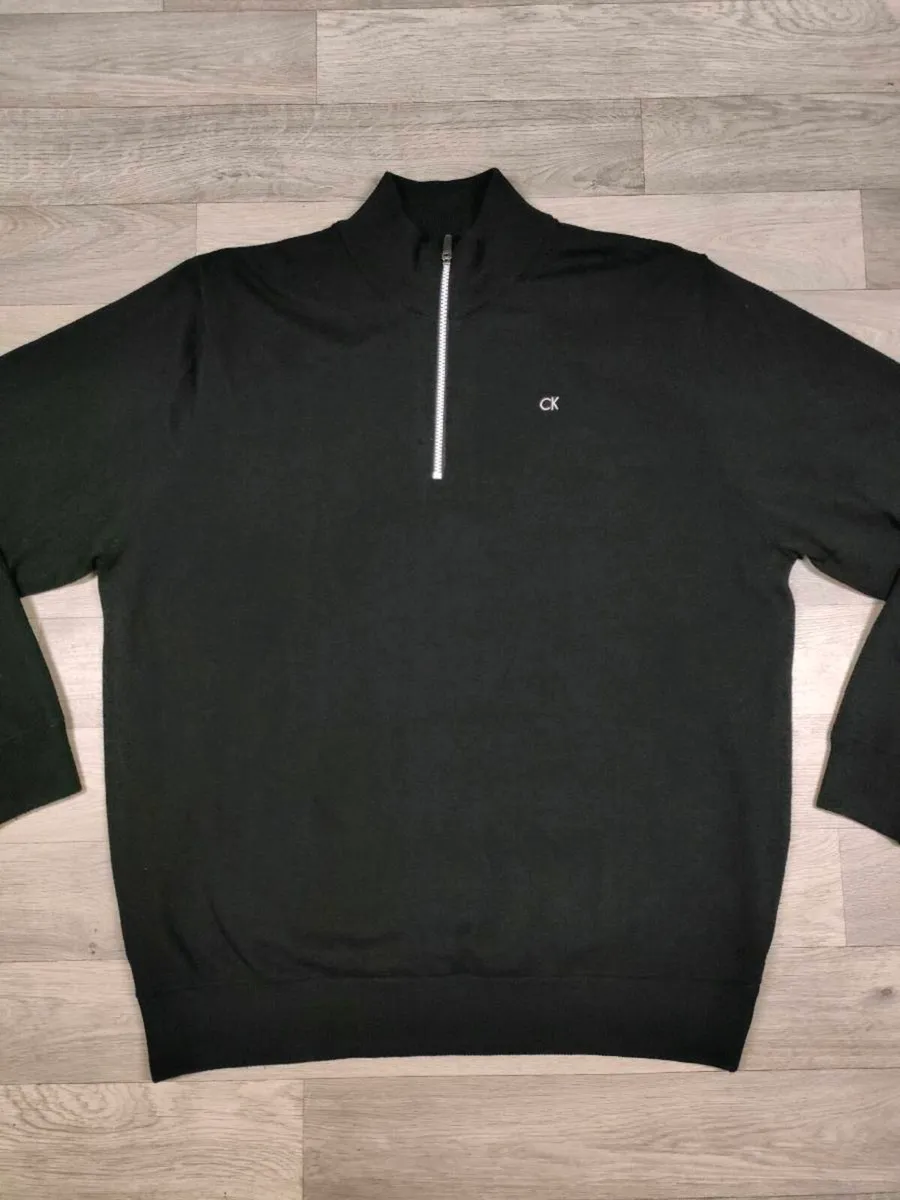 CK Calvin Klein Golf Dual Layer Jumper Mens XL - Image 2