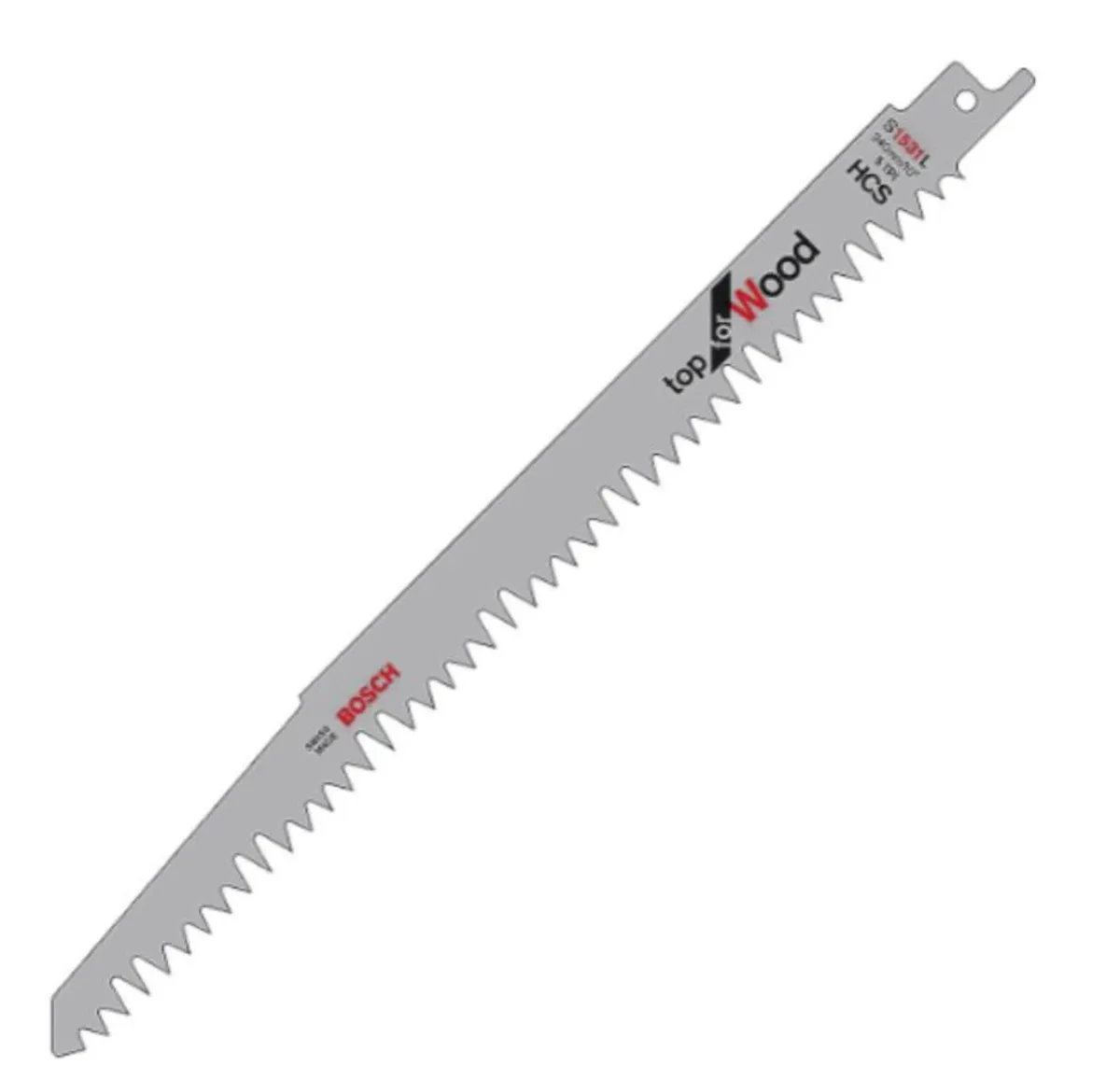 Bosch S1531L Top Wood Sabre Saw Blade 5pk 240mm - Image 2