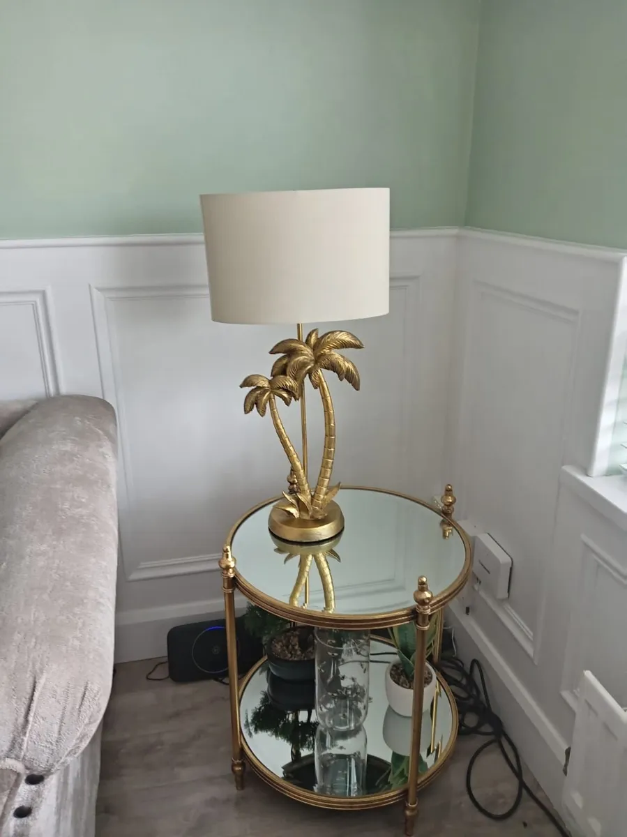 2 gold lamps - Image 2