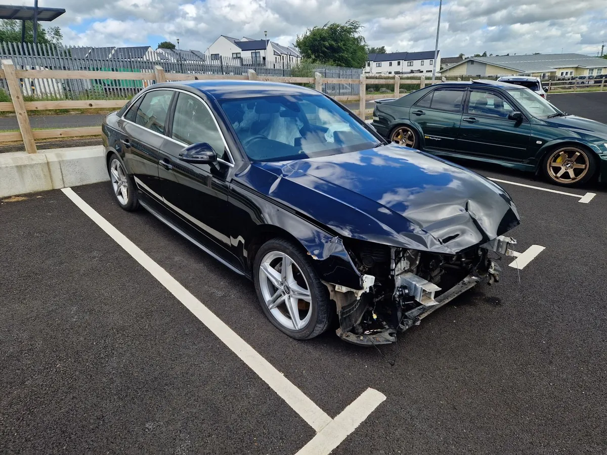 2018 Audi A4 S Line Ultra Damaged - Image 1