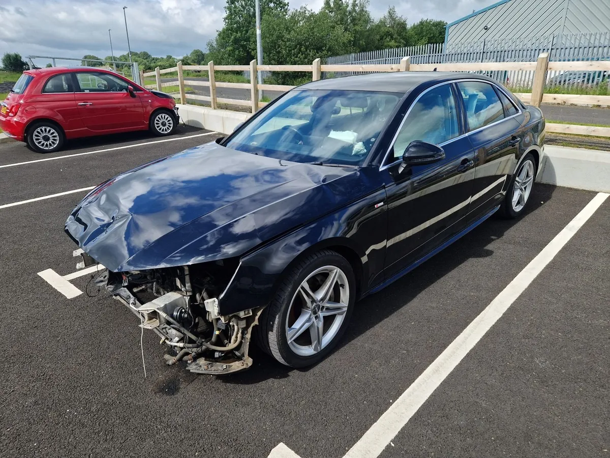 2018 Audi A4 S Line Ultra Damaged - Image 3