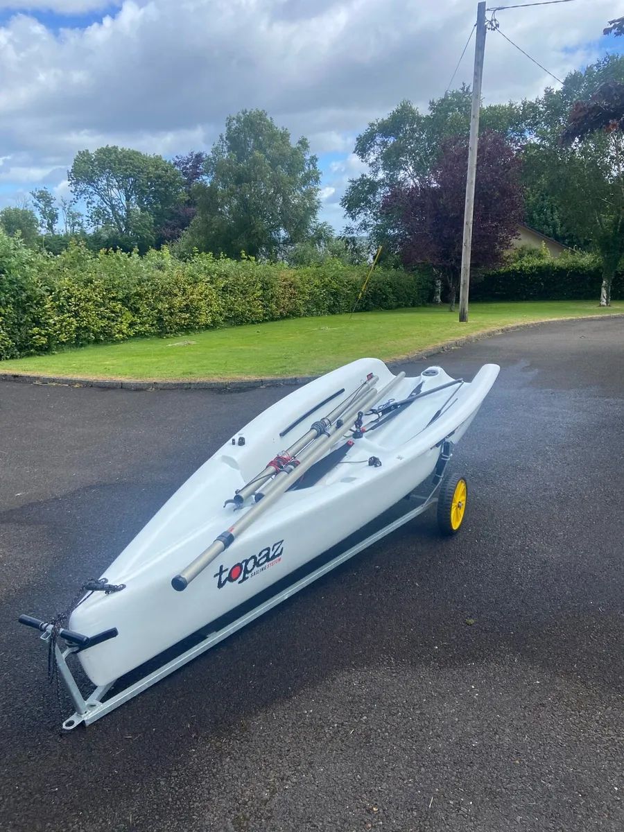 Topper topaz Uno Plus sailing dinghy like new - Image 3