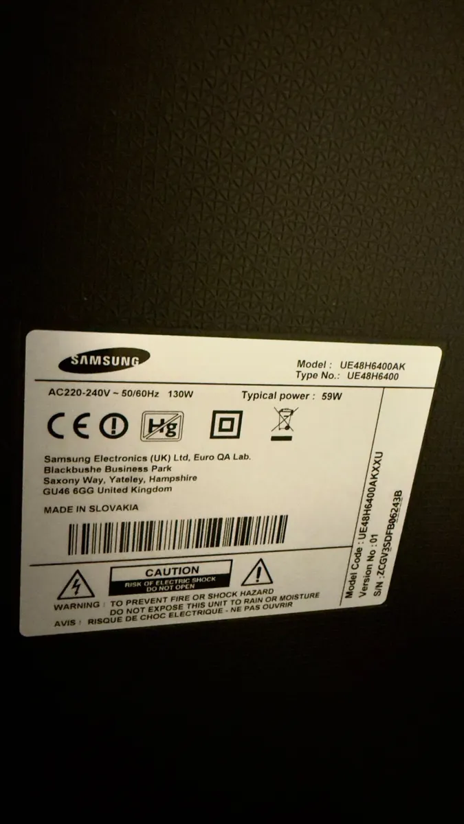 Samsung 48" Smart LED TV (H6400) - Image 2