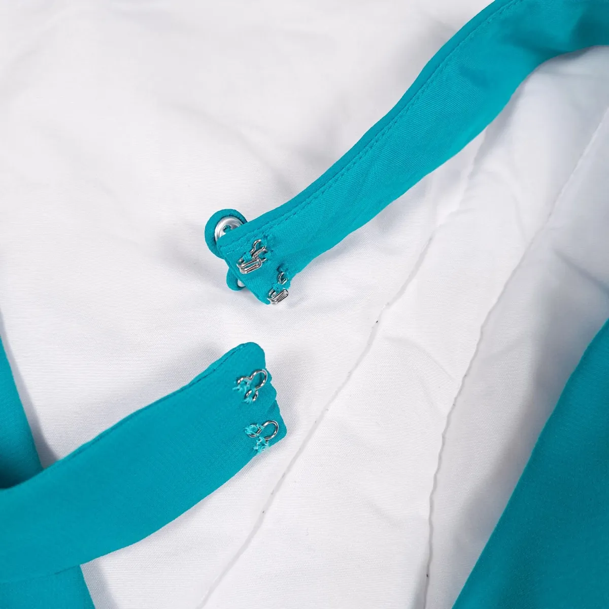 Bella Formals Blue Top Chiffon Skirt Set 10-12UK - Image 3