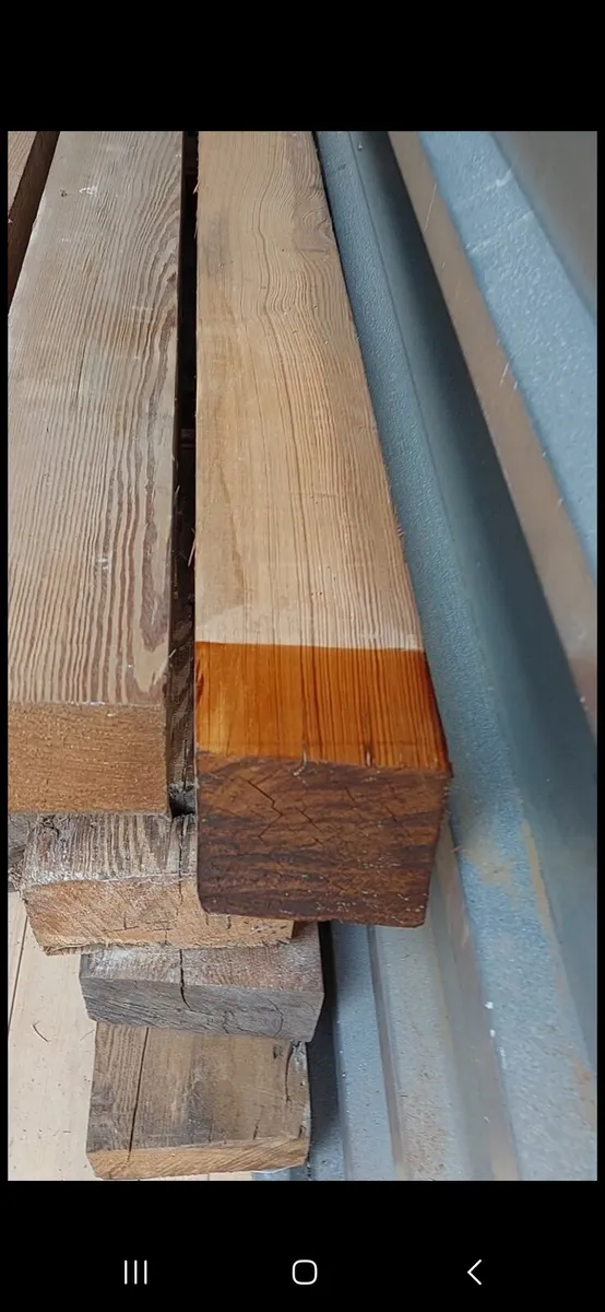 Pitch pine flooring and Pitch pine beams - Image 4