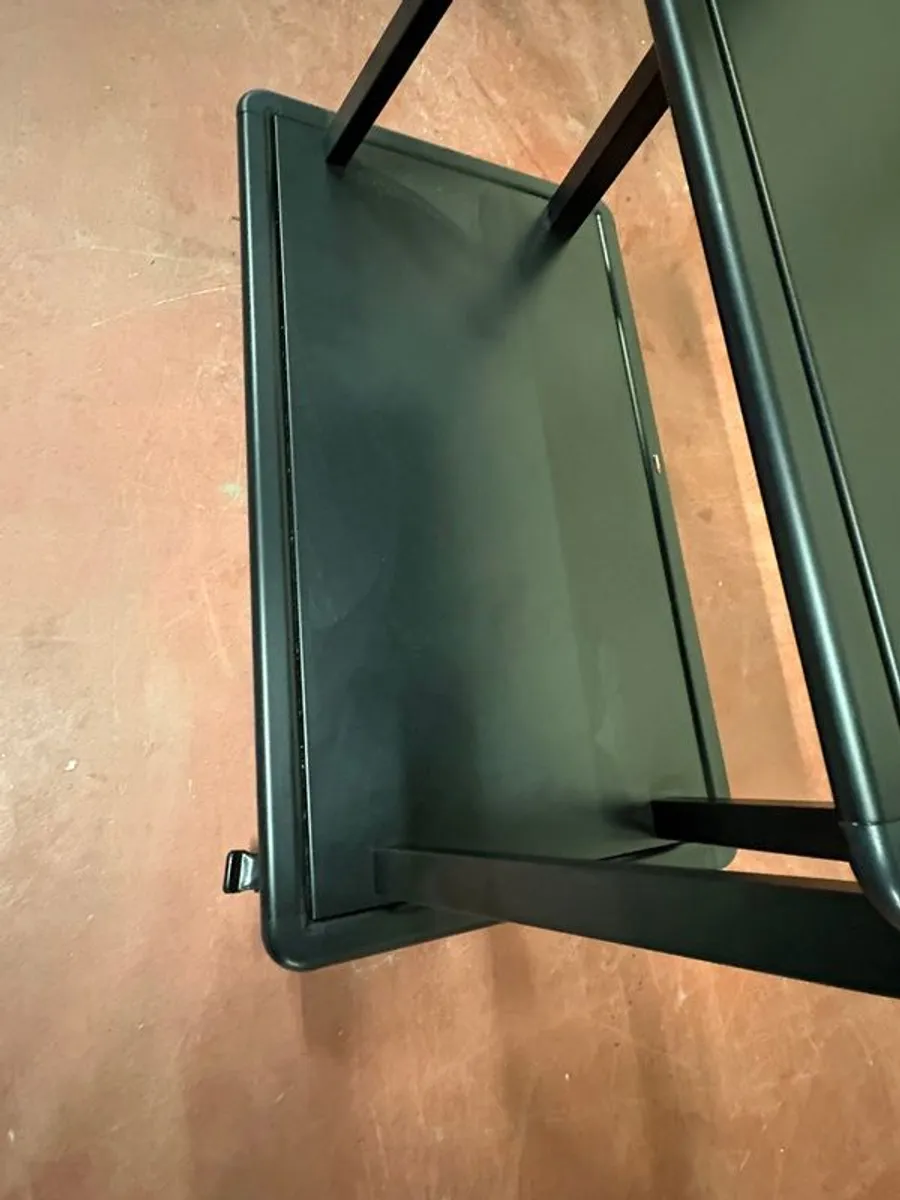 Large Tv / Video Conferencing Floor Cart With Shelves - Image 3