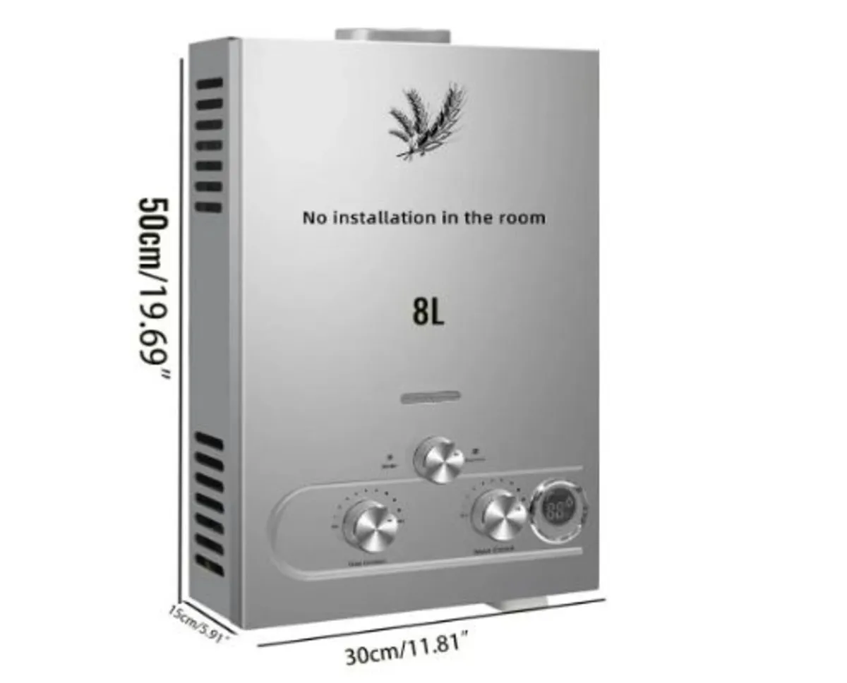Gas Instantaneous Water Heater 8L, - Image 2