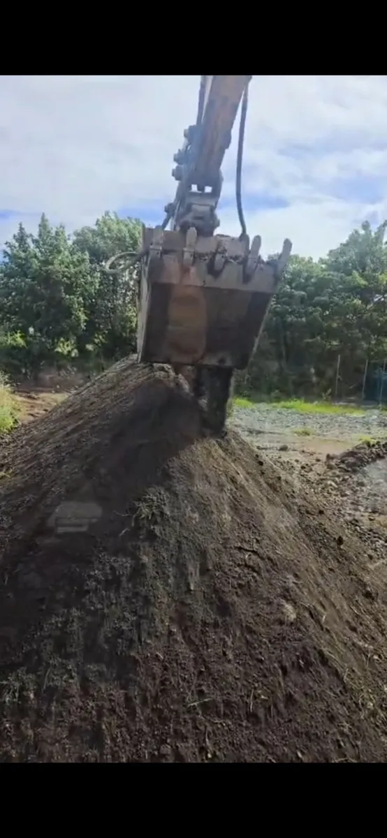 Screened topsoil