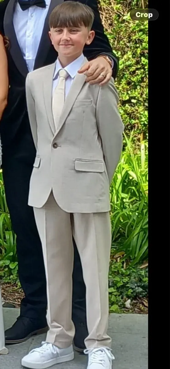 Cream Boys suit -Next age 12 - Image 1