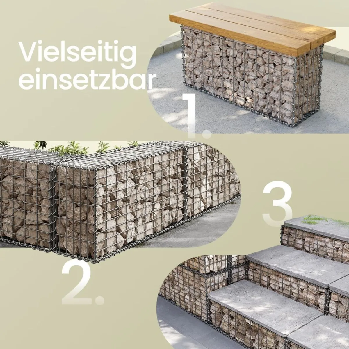 Gabion baskets (x 10 set)  FREE P&P - Image 3